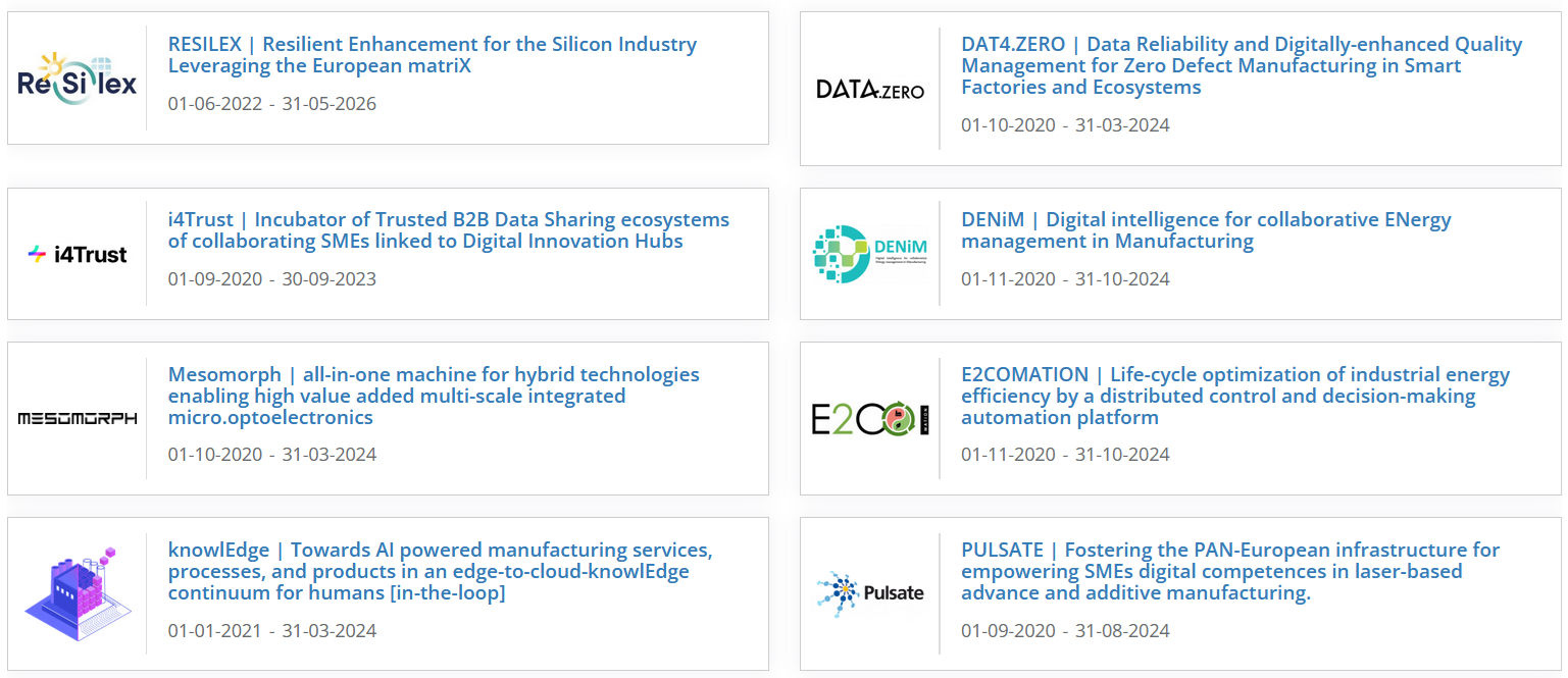 EFFRA Innovation Portal projects page